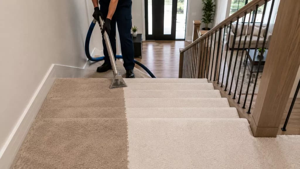 Carpet Stairs Before & After