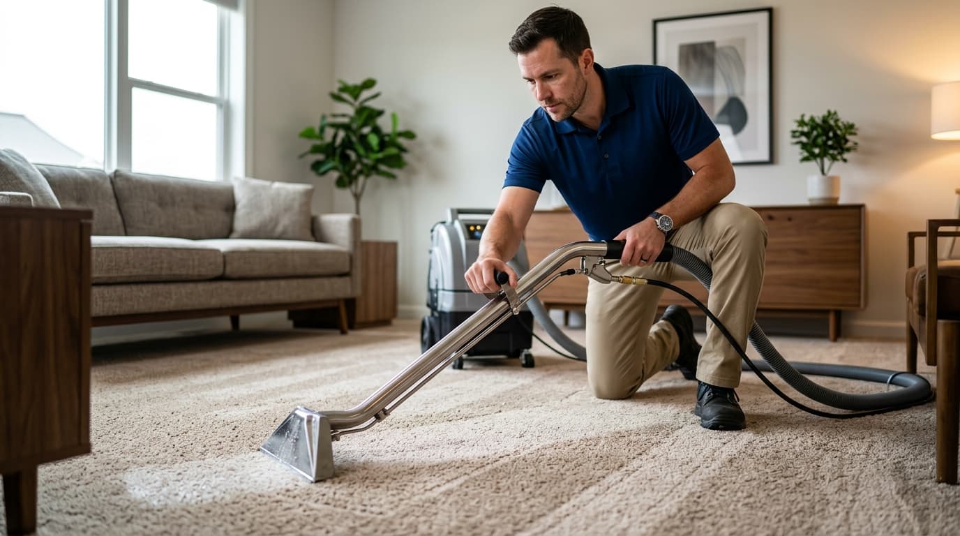 Professional high-heat carpet extraction equipment